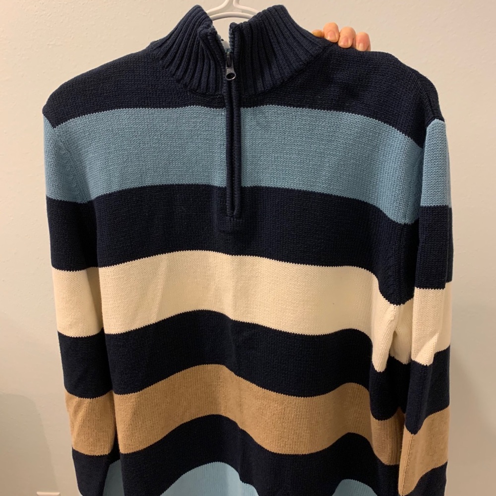 Half-Zip Crewneck Sweater for Men (XL)